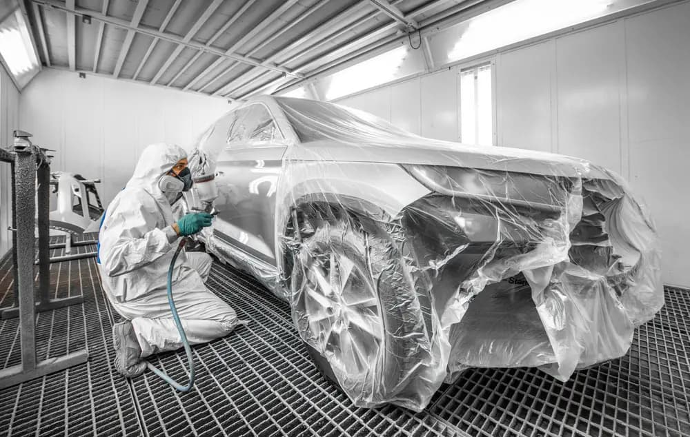 Image peinture de carrosserie